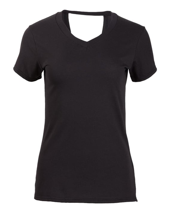 Front view of Women’s Bella Crossback T-Shirt