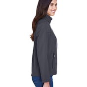 Side view of Ladies’ Cruise Two-Layer Fleece Bonded SoftShell Jacket