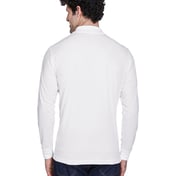 Back view of Men’s Tall Pinnacle Performance Long-Sleeve Piqué Polo