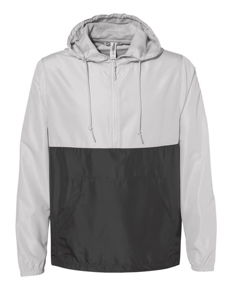 Front view of Lightweight Quarter-Zip Windbreaker Pullover Jacket