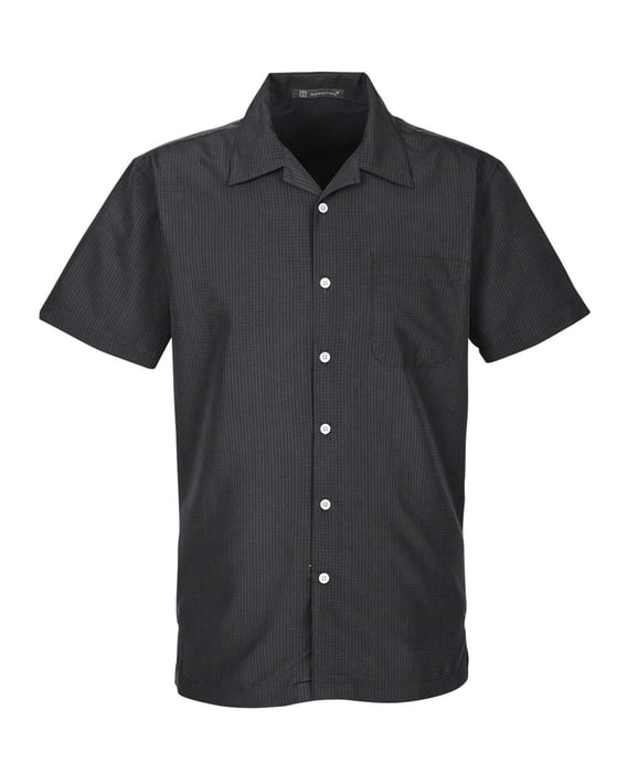 Front view of Barbados Textured Camp Shirt