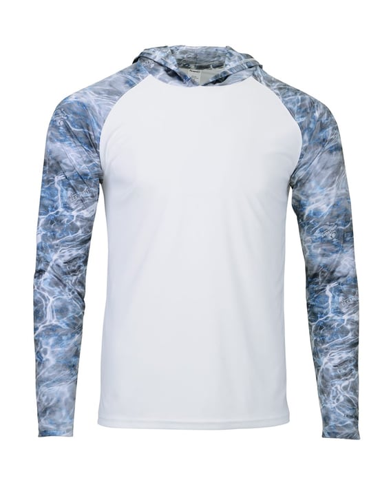 Front view of Biloxi Performance Colorblocked Hoodie
