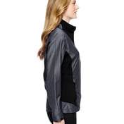 Side view of Ladies’ Aero Interactive Two-Tone Lightweight Jacket