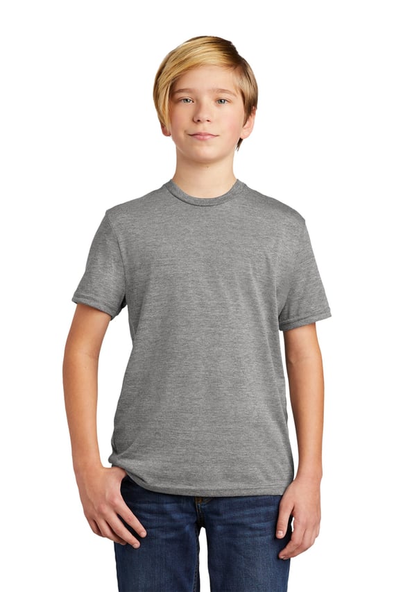 Front view of Youth Tri-Blend Tee