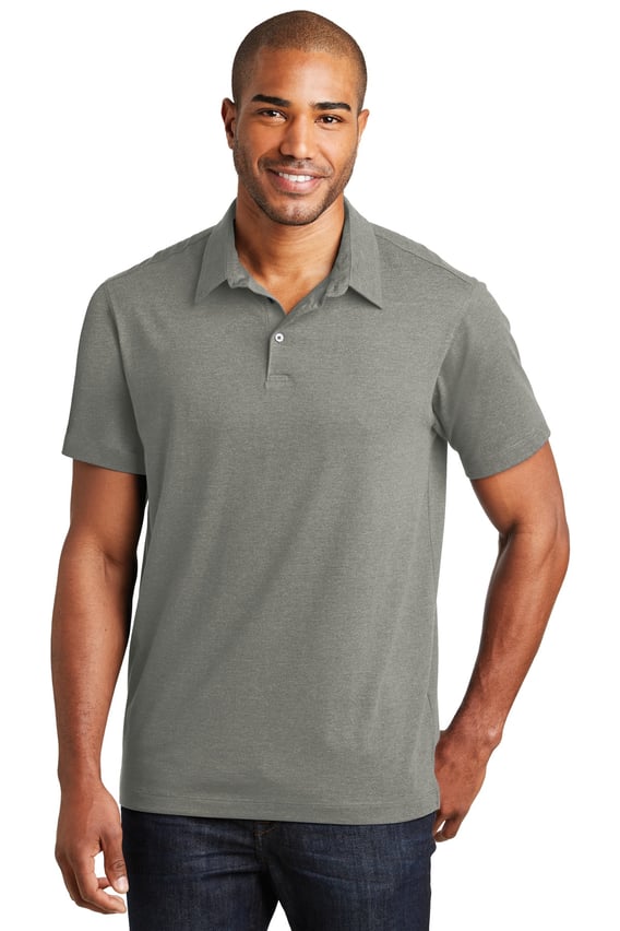 Front view of Meridian Cotton Blend Polo