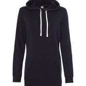 Front view of Women S Special Blend Hooded Sweatshirt Dress