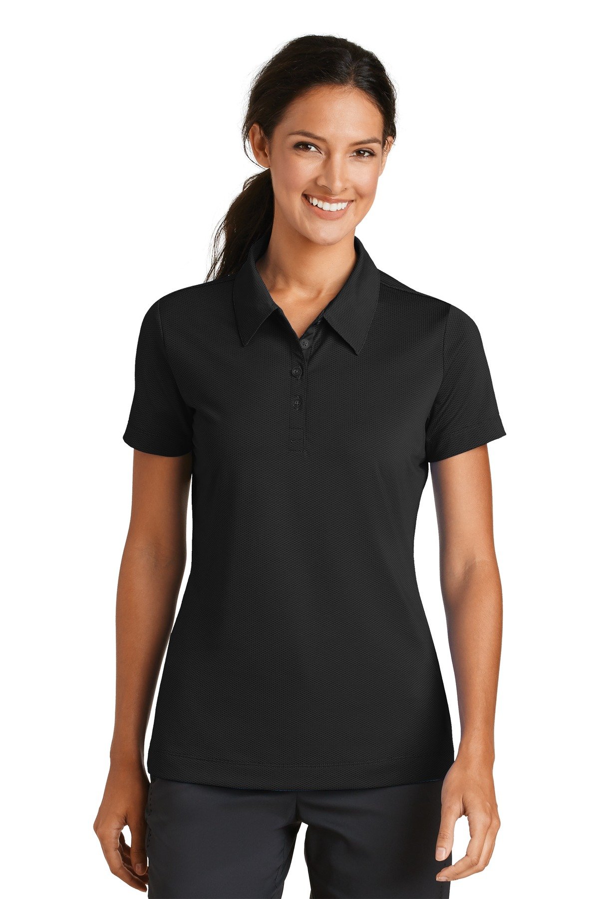 Front view of Ladies Nike Sphere Dry Diamond Polo