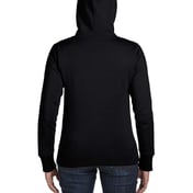 Back view of Women’s Full-Zip Hooded Sweatshirt