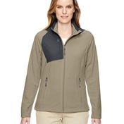 Front view of Ladies’ Excursion Trail Fabric-Block Fleece Jacket