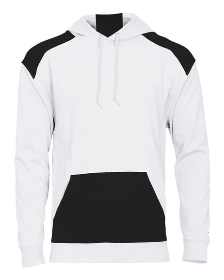 Front view of Breakout Performance Fleece Hooded Sweatshirt