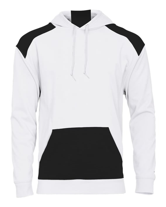 Front view of Breakout Performance Fleece Hooded Sweatshirt
