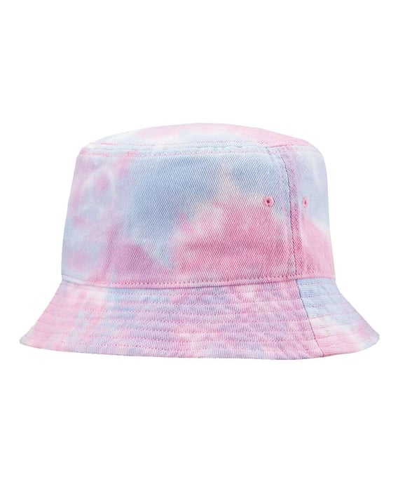 Front view of Tie-Dyed Bucket Cap