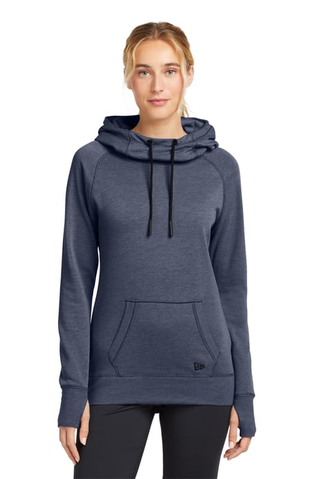 Front view of Women's Tri-Blend Fleece Pullover Hoodie