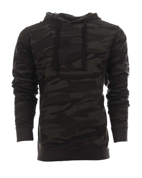 Front view of Women's Enzyme-Washed French Terry Hooded Sweatshirt