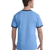 Back view of Adult 5.2 Oz. Ringer T-Shirt