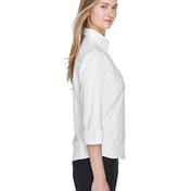 Side view of Ladies’ Perfect Fit™ 3/4-Sleeve Stretch Poplin Blouse