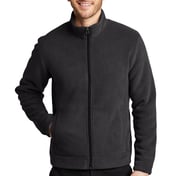 Front view of Ultra Warm Brushed Fleece Jacket