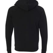 Back view of Special Blend Raglan Full-Zip Hooded Sweatshirt