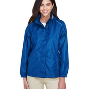 Front view of Ladies’ Climate Seam-Sealed Lightweight Variegated Ripstop Jacket