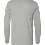 Back view of Triblend Long Sleeve Tee
