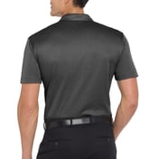 Back view of Heathered Silk Touch Performance Polo