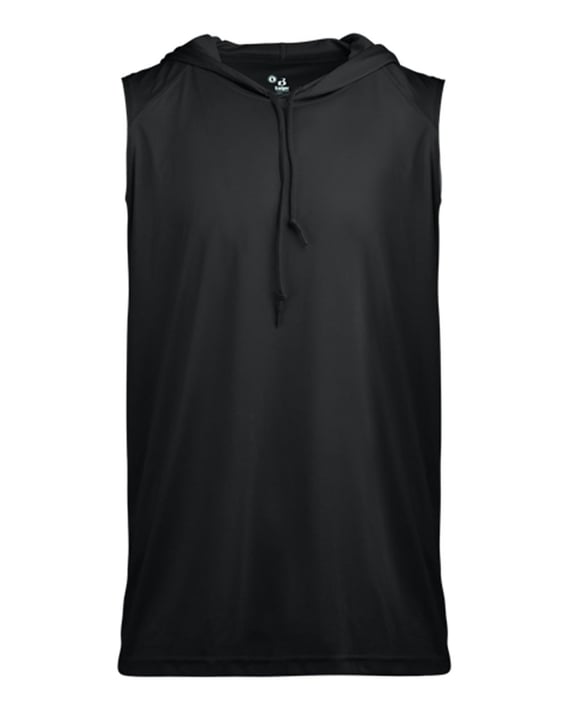 Front view of Youth B-Core Sleeveless Hooded T-Shirt