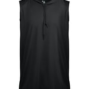 Front view of Youth B-Core Sleeveless Hooded T-Shirt