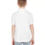Back view of Youth Cool & Dry Mesh Piqué Polo