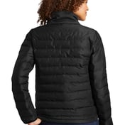 Back view of Ladies Street Puffy Full-Zip Jacket