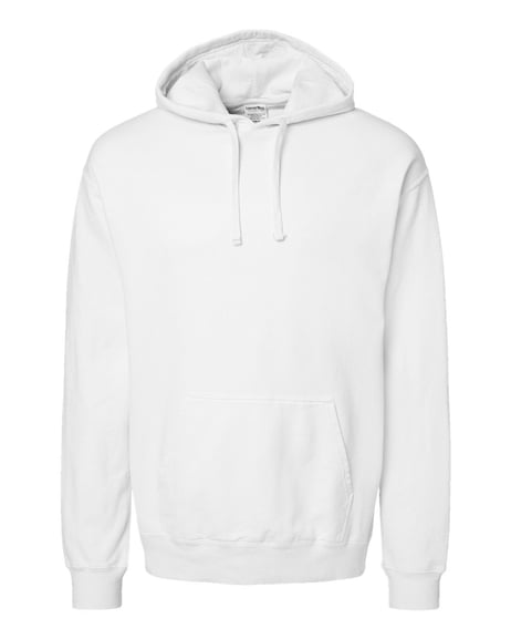 Front view of Garment-Dyed Hooded Sweatshirt