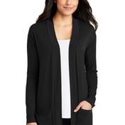 Front view of Women’s Concept Long Pocket Cardigan