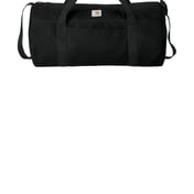 Front view of Canvas Packable Duffel With Pouch