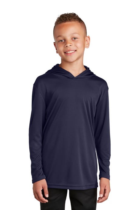 Front view of Youth PosiCharge &reg; Competitor Hooded Pullover