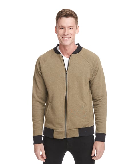 Front view of Unisex Malibu Bomber Jacket