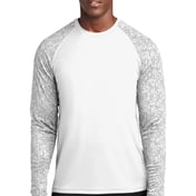 Front view of Long Sleeve Digi Camo Tee