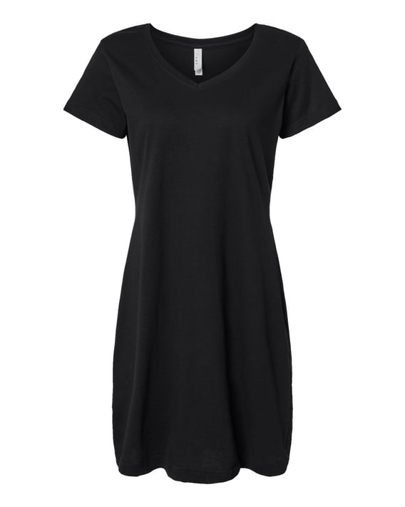 Front view of Women’s Fine Jersey V-Neck Coverup