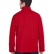 Back view of Men’s Cruise Two-Layer Fleece Bonded SoftShell Jacket
