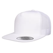 Front view of Adult 5-Panel Classic Trucker Cap