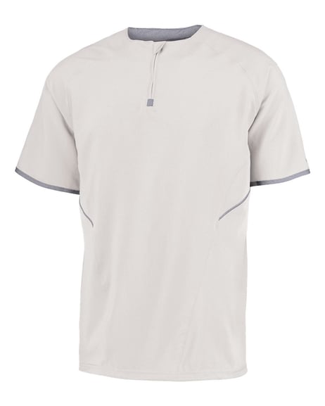 Front view of Dri-Power® Short Sleeve Quarter-Zip Pullover
