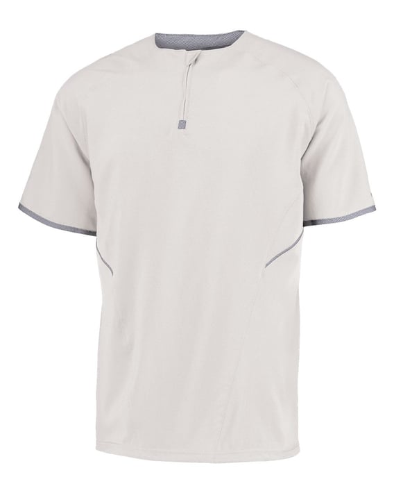 Front view of Dri-Power® Short Sleeve Quarter-Zip Pullover