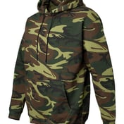 Side view of Camo Pullover Fleece Hoodie