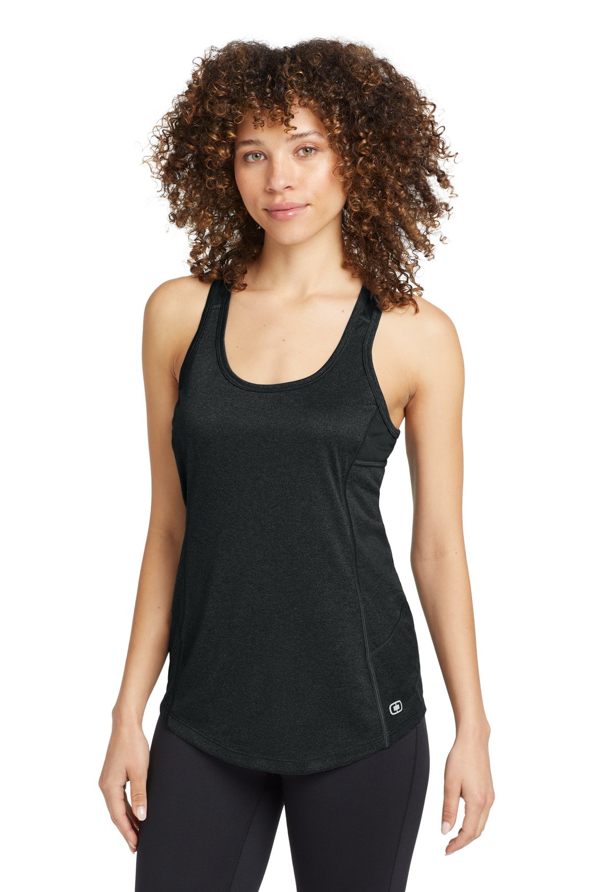 Front view of Women’s Racerback Pulse Tank