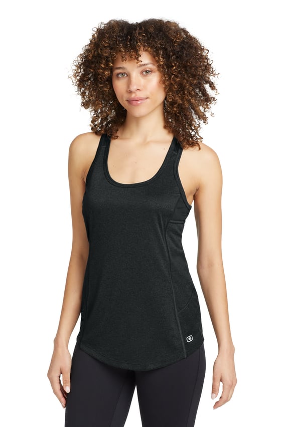 Front view of Women’s Racerback Pulse Tank