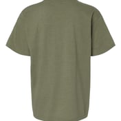 Back view of Softstyle® Youth CVC T-Shirt