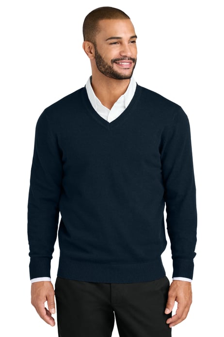 Front view of Easy Care V-Neck Sweater