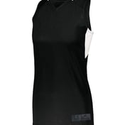 Side view of Women’s Step-Back Basketball Jersey
