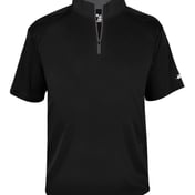 Front view of B-Core Short Sleeve Quarter-Zip