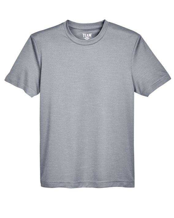 Front view of Youth Sonic Heather Performance T-Shirt