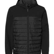 Front view of Pinnacle Soft Shell Puffer Jacket
