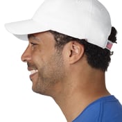 Side view of 100% Washed Chino Cotton Twill Structured Cap
